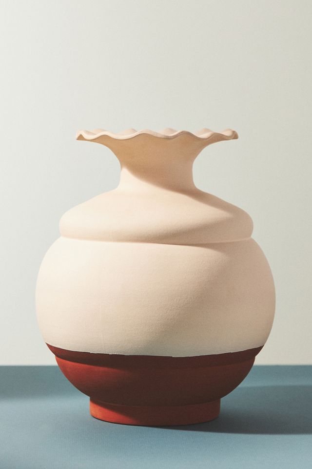 Petal Rim Colorblock Vase #6