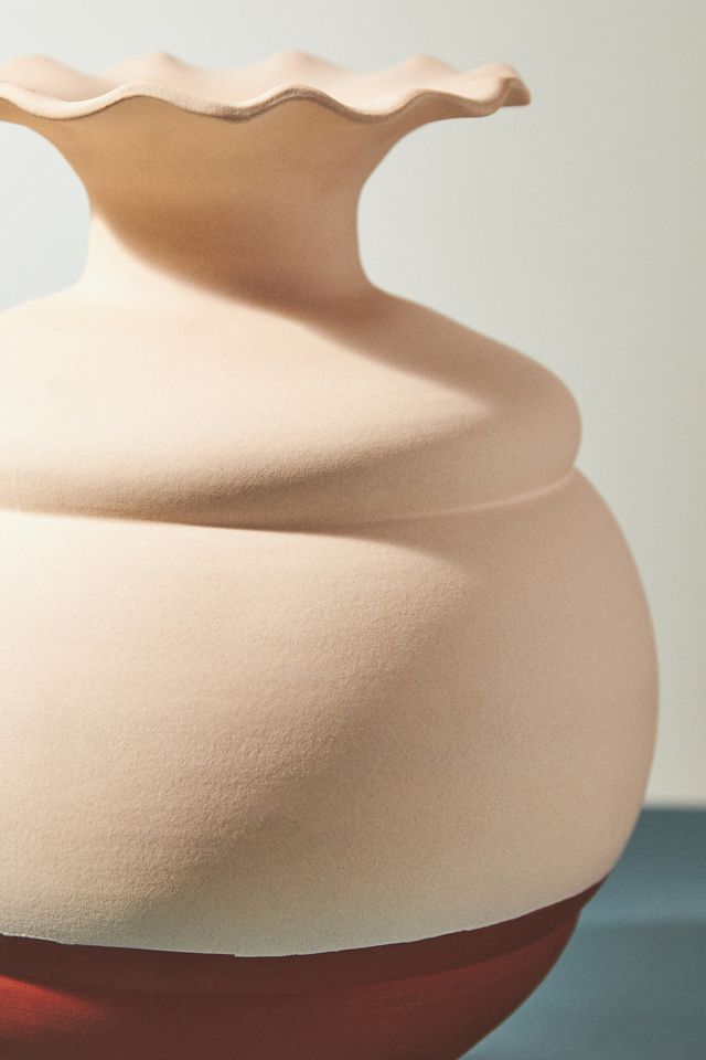 Petal Rim Colorblock Vase #7