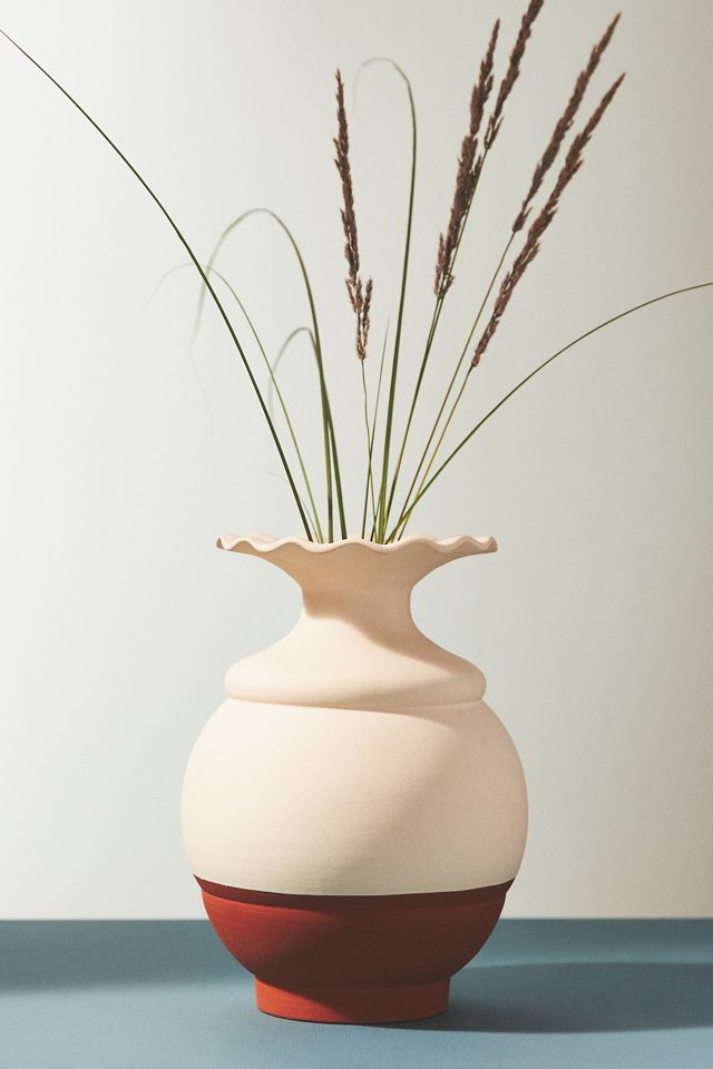 Petal Rim Colorblock Vase #2