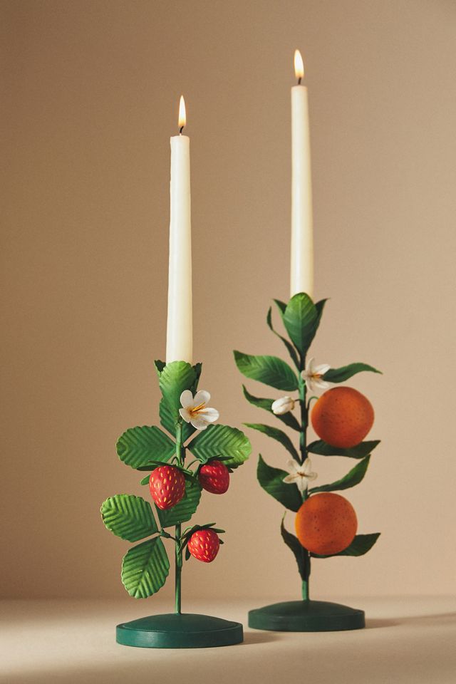 Fruit Metal Candle Holder #1