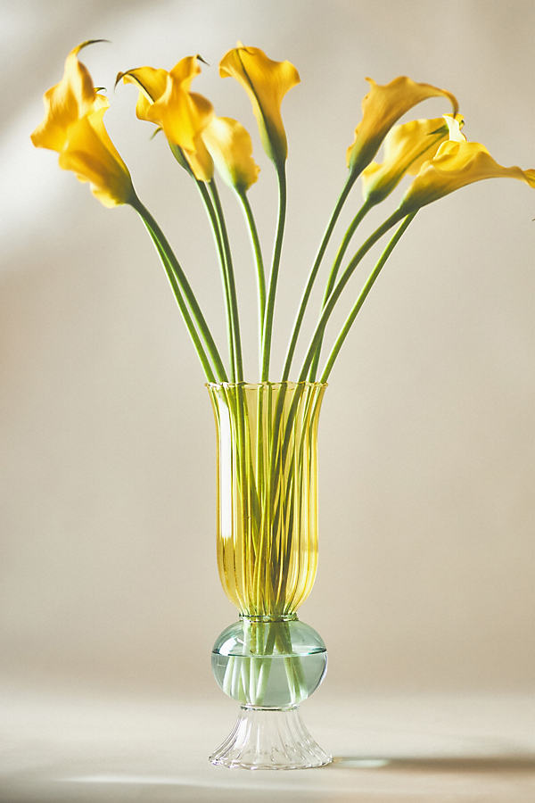 Claudia Pleated Glass Vase