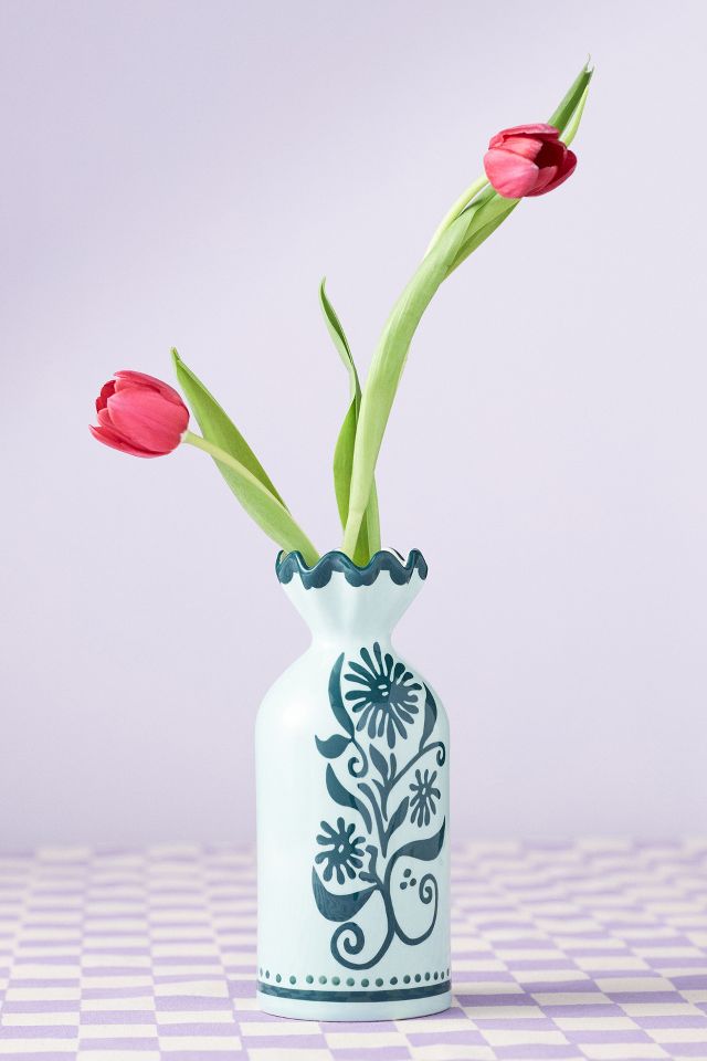 Anthropologie Floral Vase Knockoff