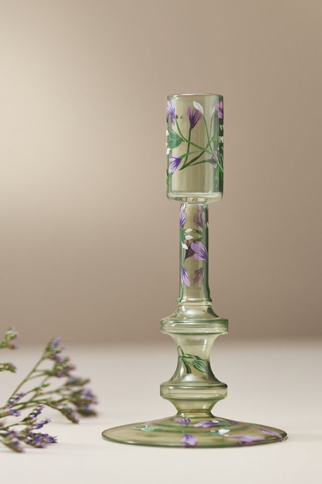 Floral Taper Candle Holder #1