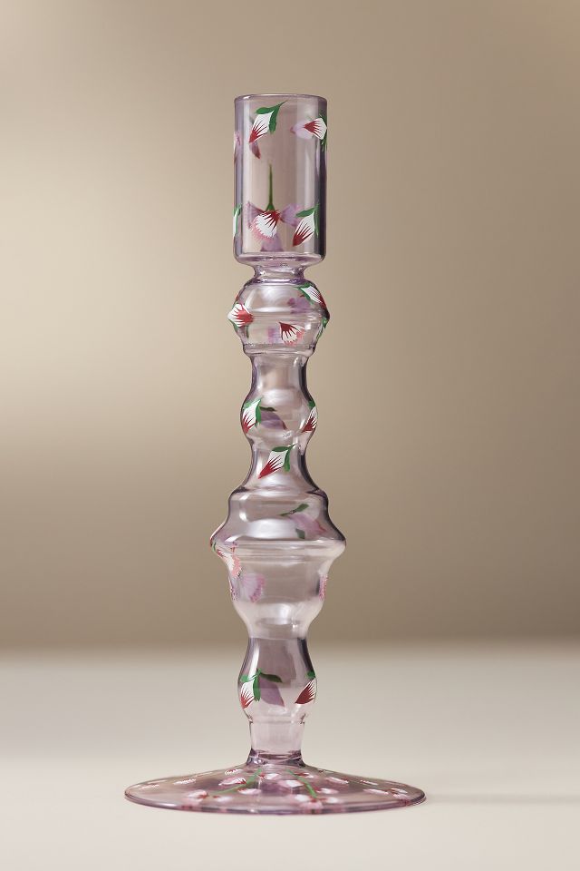 Floral Taper Candle Holder