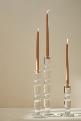 Louisa Crystal Glass Candle Holder