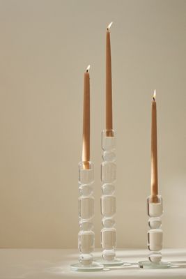 Louisa Crystal Glass Candle Holder