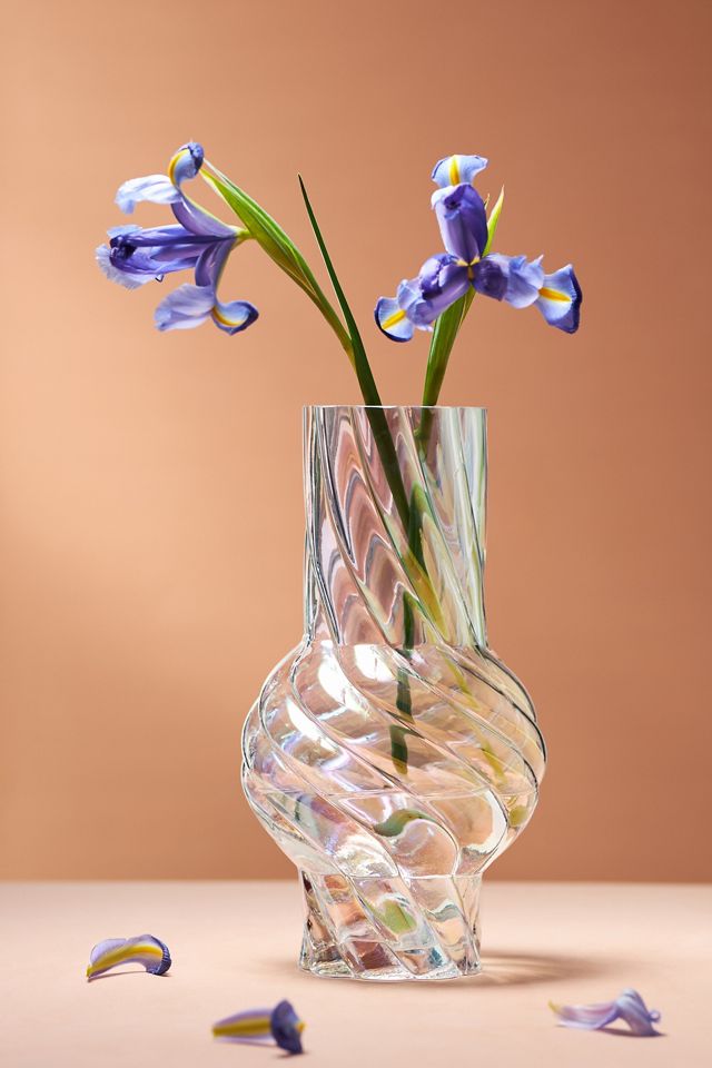 Corinne Twisted Glass Vase #3