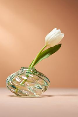Corinne Twisted Glass Vase