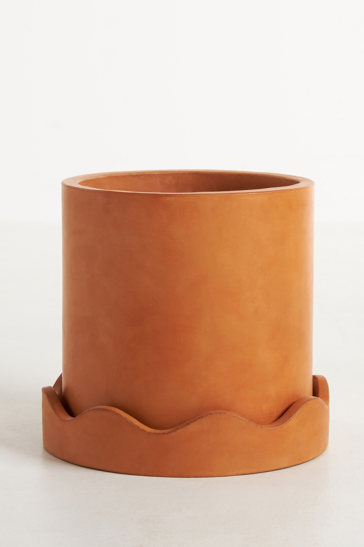 Scalloped Terracotta Pot