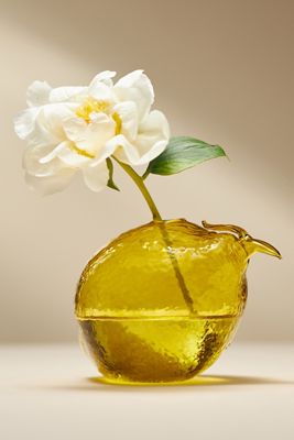 Summer Fruit Bud Glass Vase