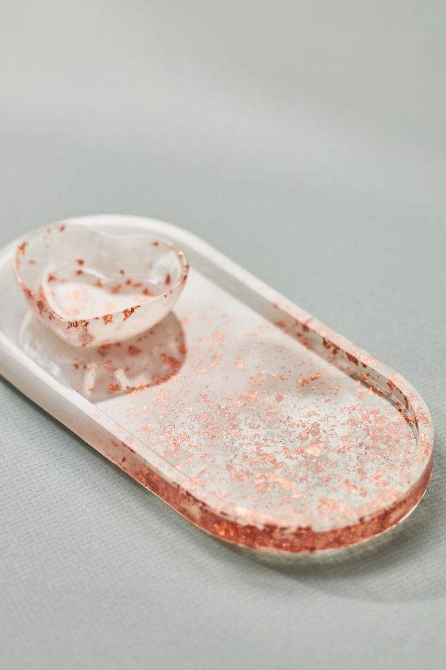 Resin Heart Trinket Dish #1