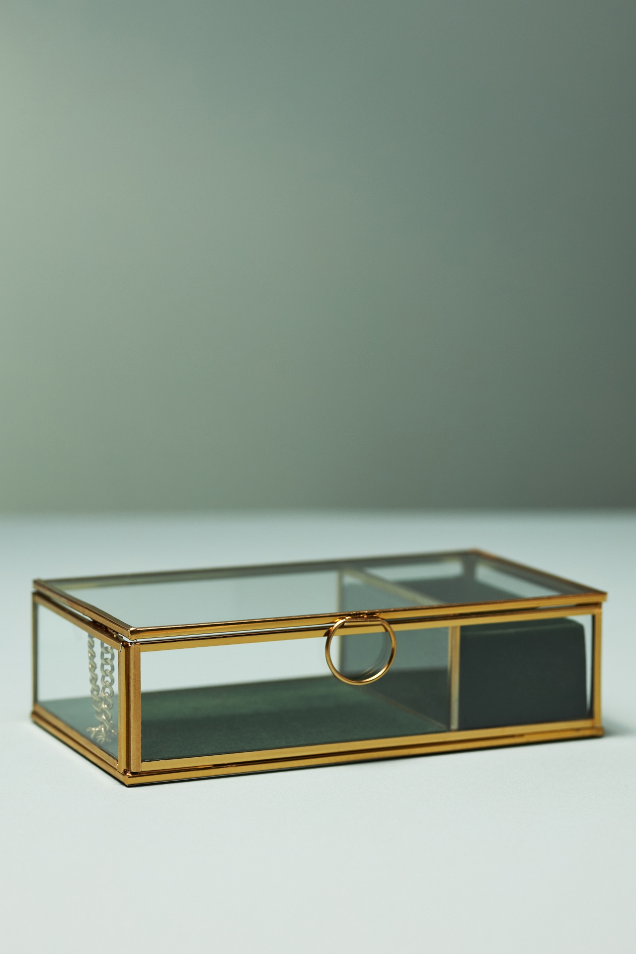 Glass Trinket Box