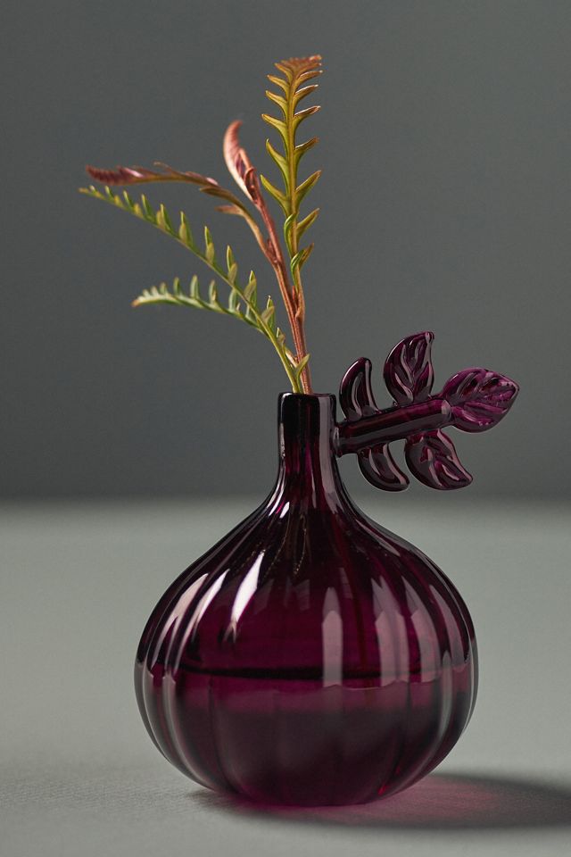 Harvest Glass Bud Vase 