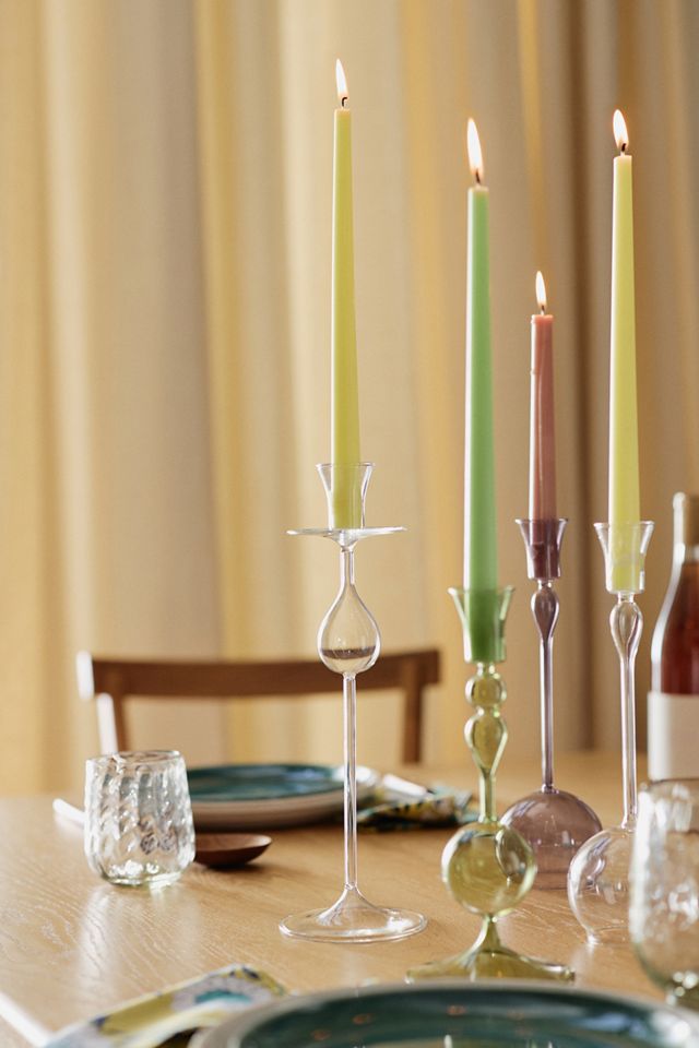 Rylee Borosilicate Glass Candlestick #1