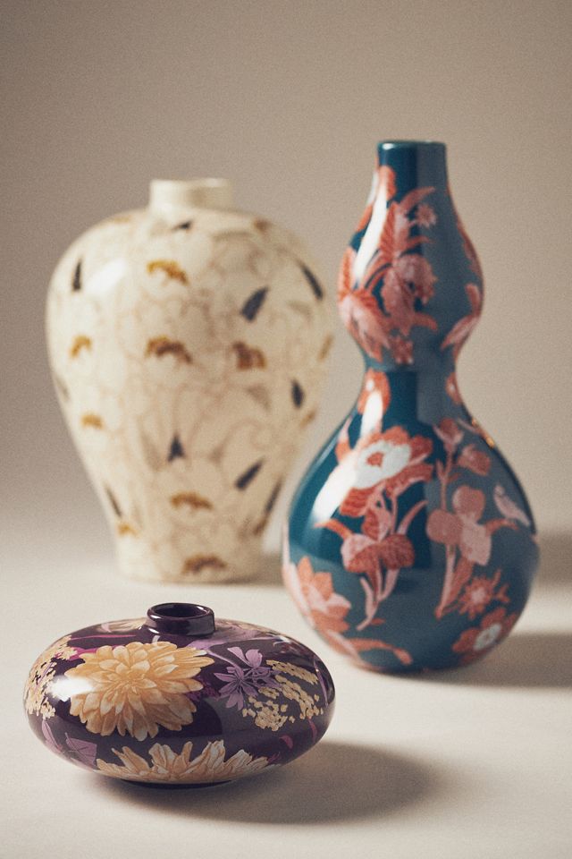 Jade Ceramic Floral Vase #2