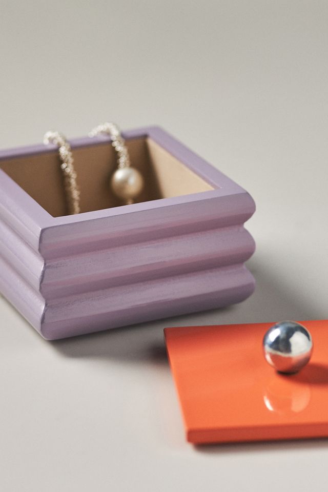 Poppy Lacquered Jewelry Box #2