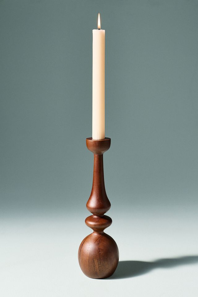 Helen Wooden Candle Holder #4
