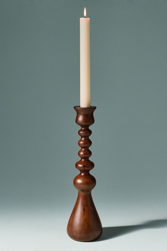 Helen Wooden Candle Holder #6