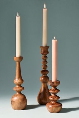 Helen Wooden Candle Holder