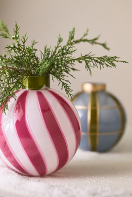 Holiday Round Ornament Vase product page