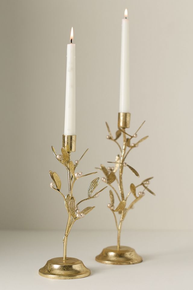 Mistletoe Candle Holder #1