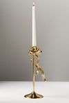 Gold Bow Metal Candleholder
