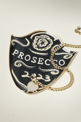 Marbled Gold Glass Globe Ornament