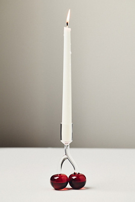 Anthropologie Ceci Candle Holder In White