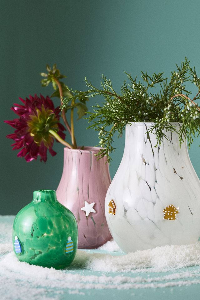 Nesting with Grace Icon Confetti Glass Vase #1