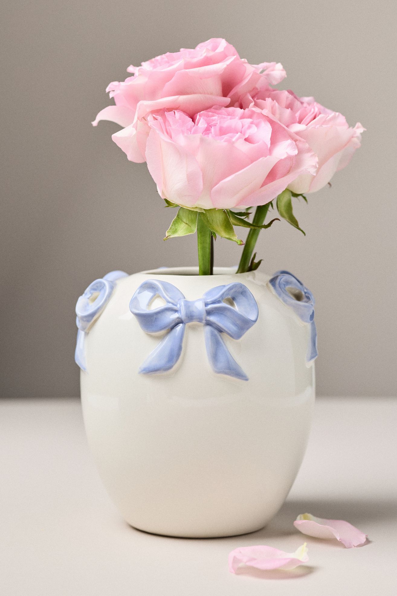 Clara Bow Vase - Glossy Blue, Standard