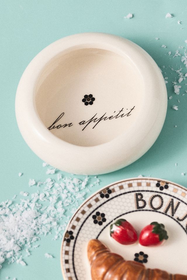 Handpainted Stoneware Tiny Trinket Box #2