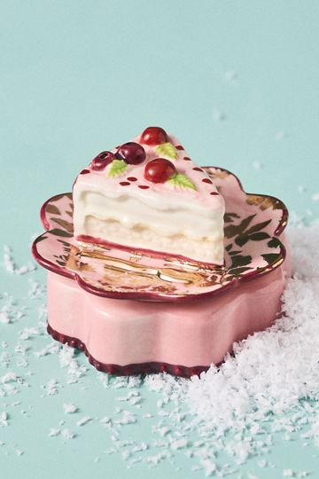 Baking Hobby Stoneware Handpainted Trinket Box