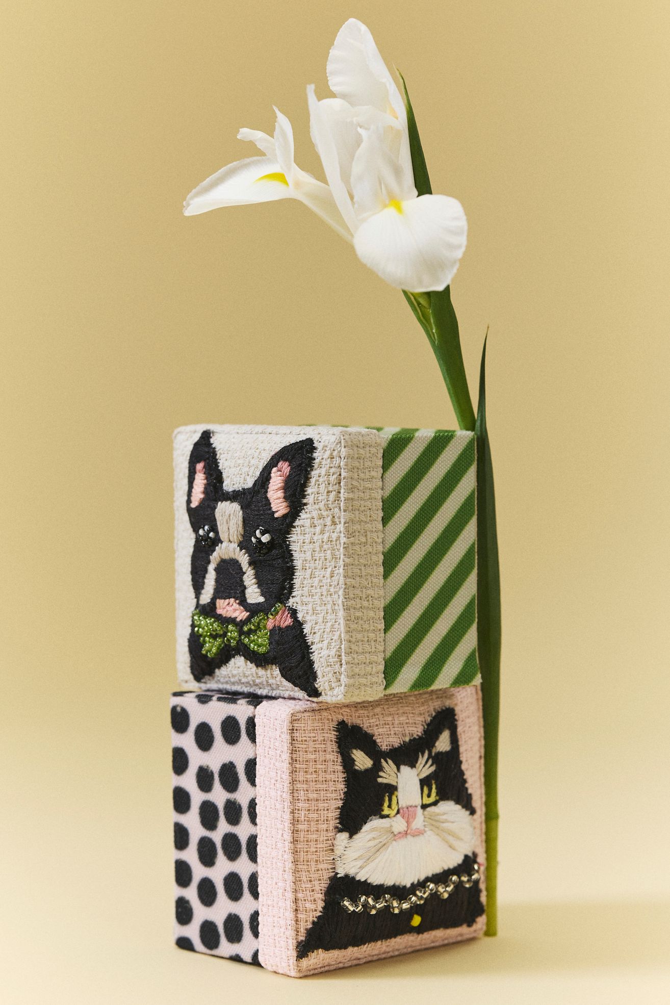 Embroidered Animal Jewelry Box - Dog, Standard, Assorted