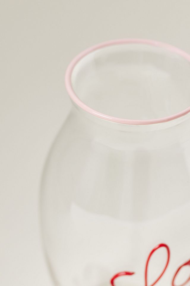 Love Notes Glass Vase