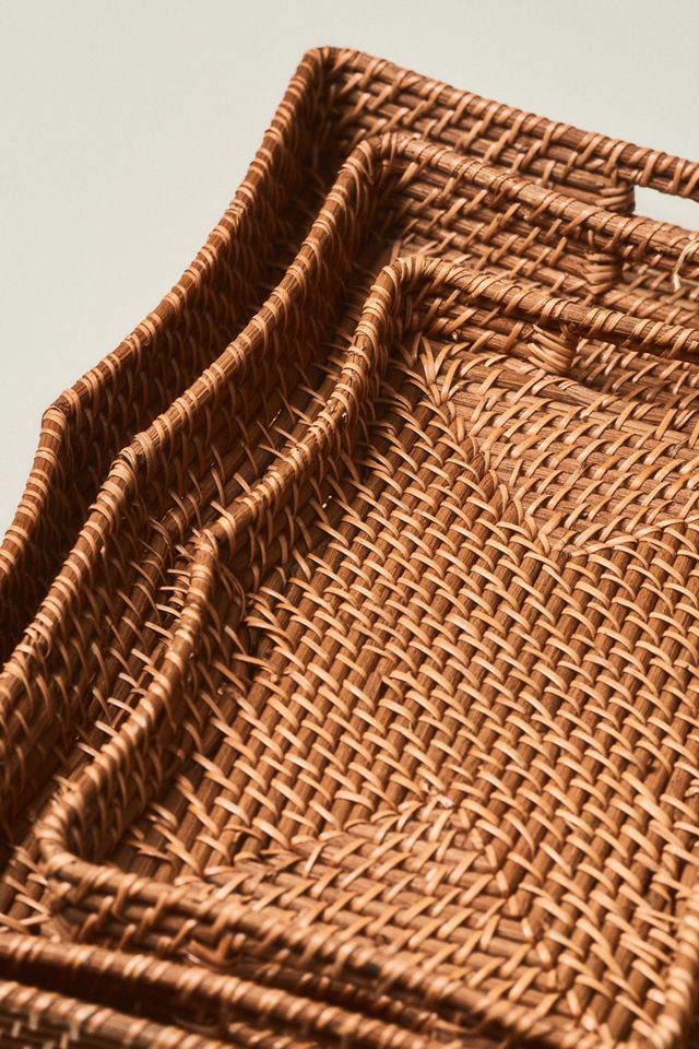 Natural Rattan Tray #7