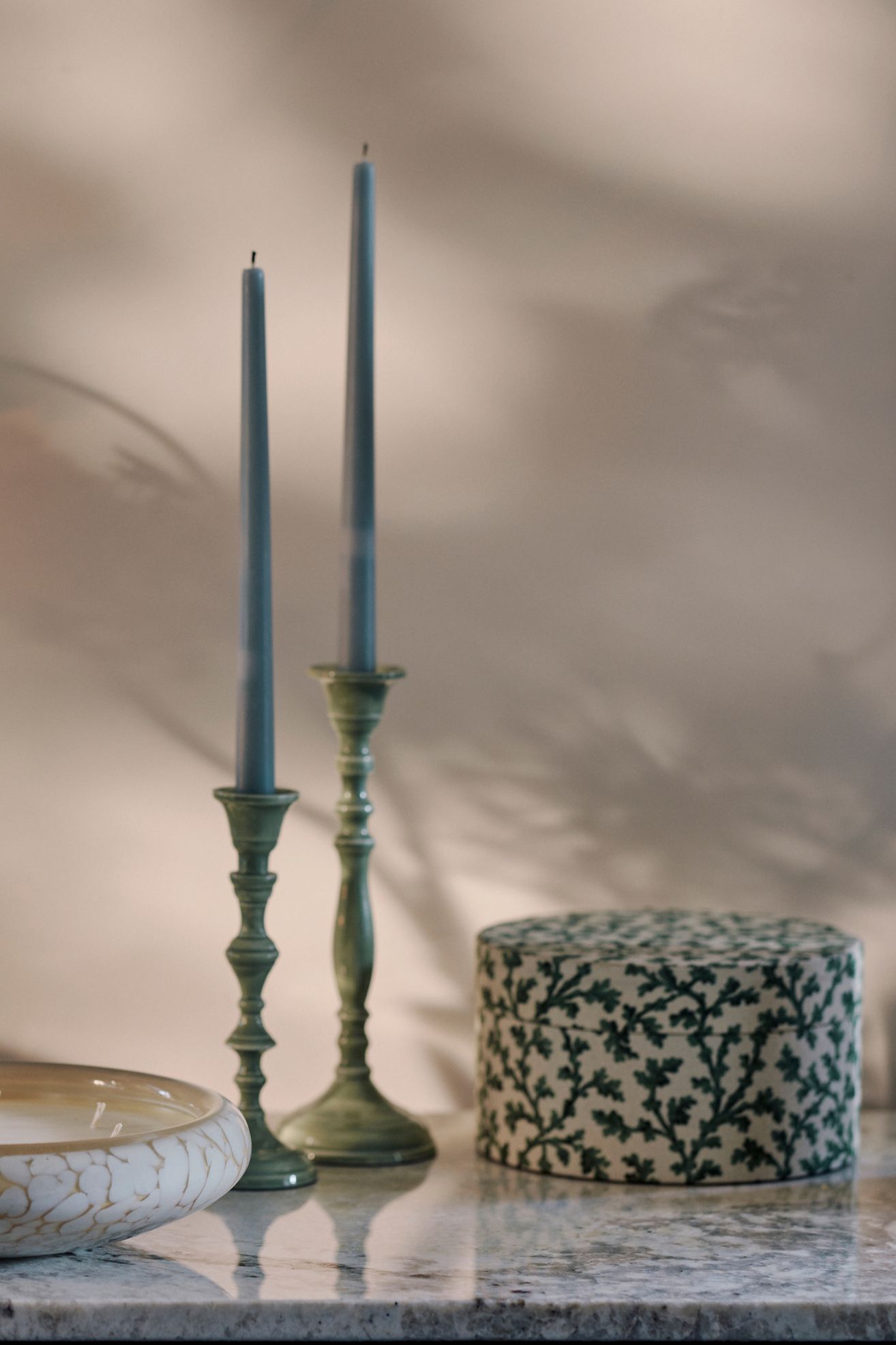 Linette Glossy Candle Holder - Small, M