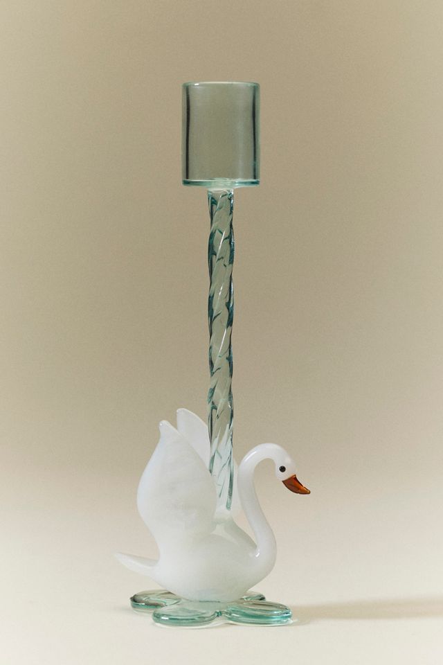 Paulette Glass Candle Holder #1