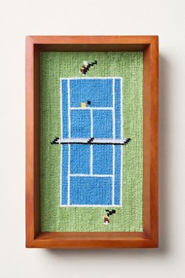Smathers & Branson Needlepoint Wooden Trinket Tray