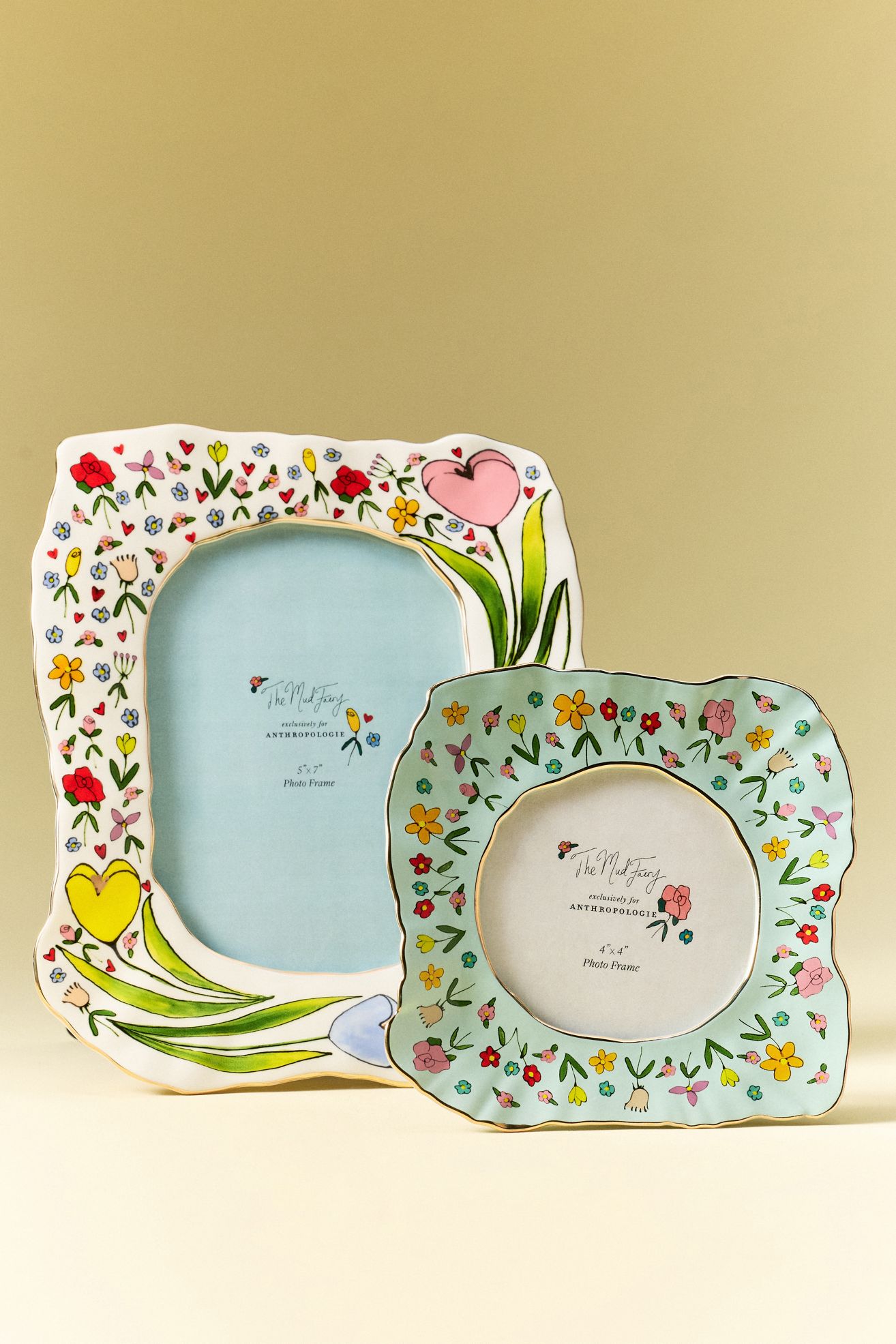 The Mud Fairy Floral Frame - 5x7, Standard, Assorted