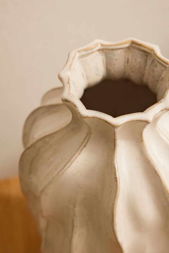 Glänzende Steinzeug-Vase #3
