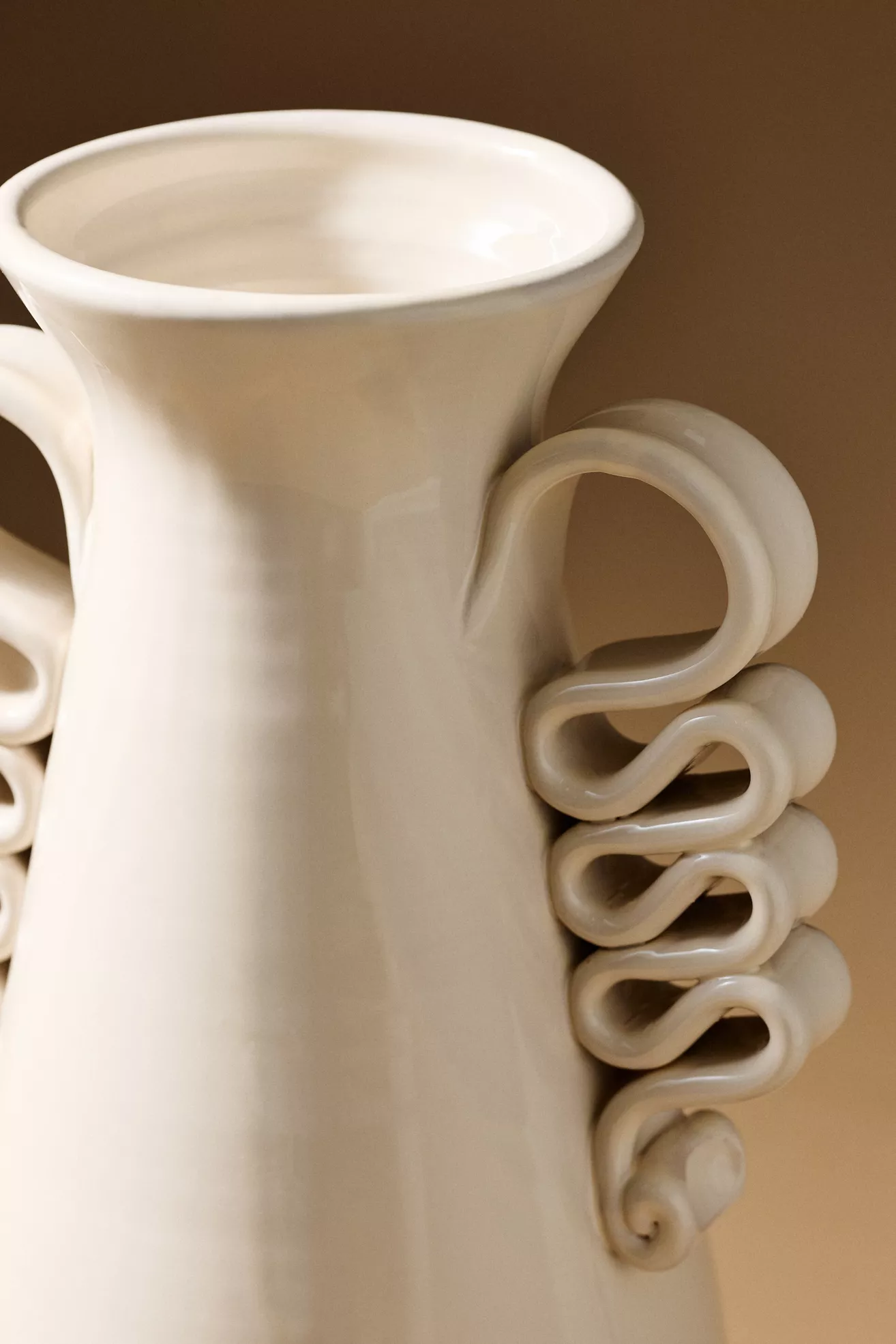 Italian Loop Handle Vase - thumbnail 4