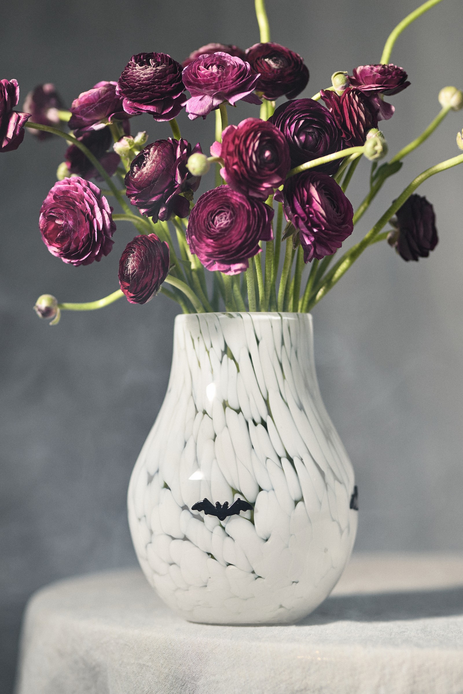The Spooky Icon Confetti Glass Vase