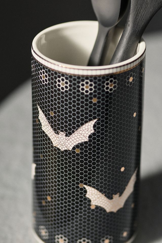 The Bistro Tile Stoneware Vase: Halloween Edition #3
