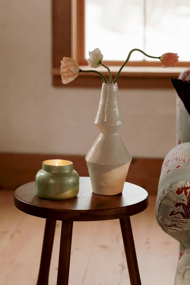 Georges Geometric White Ceramic Vase #6