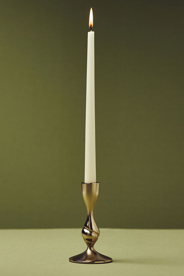 Naya Tinted Brass Lacquer Taper Candle Holder #5