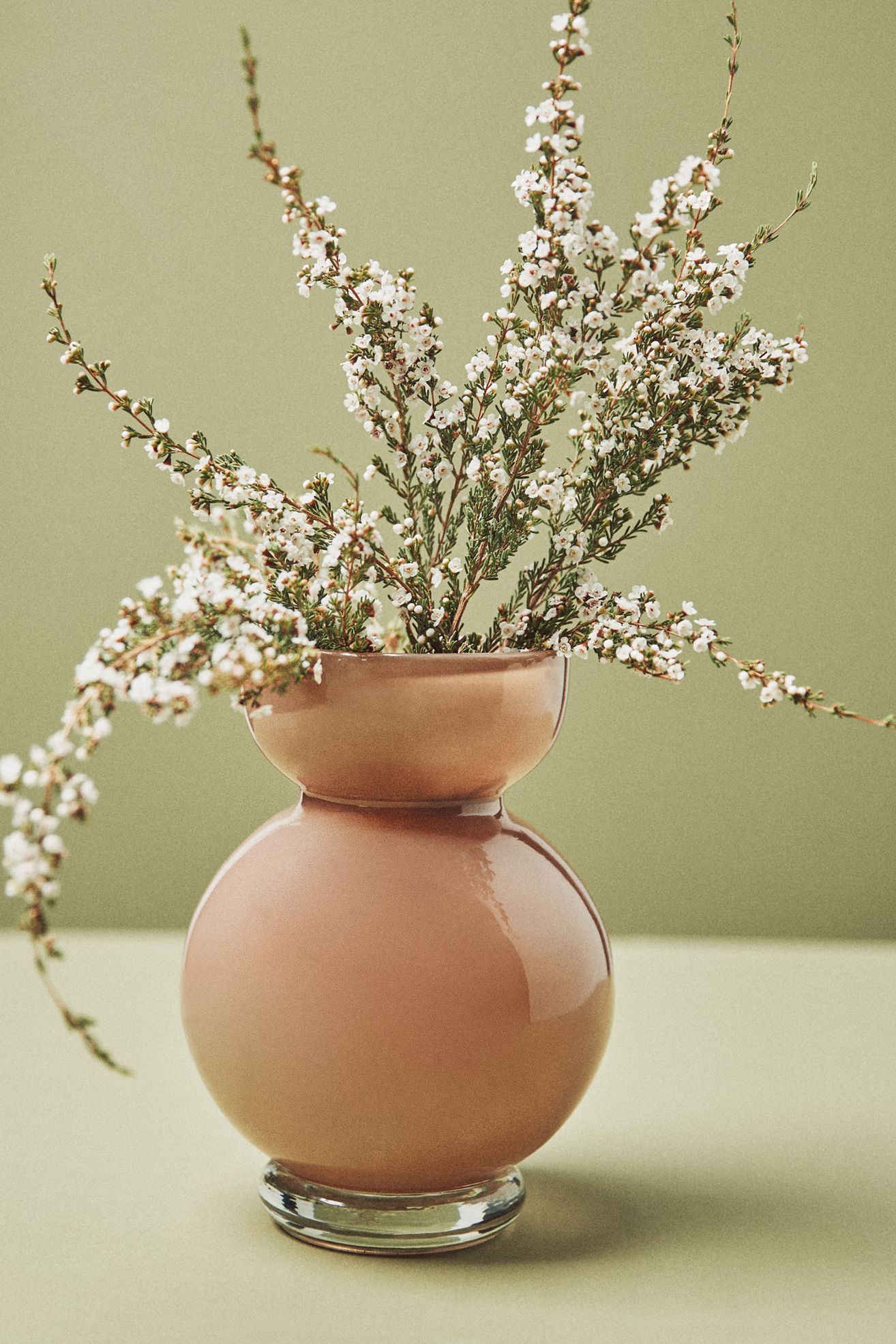 Maude Sculptural Glass Vase - Brown, Standard, Assorted