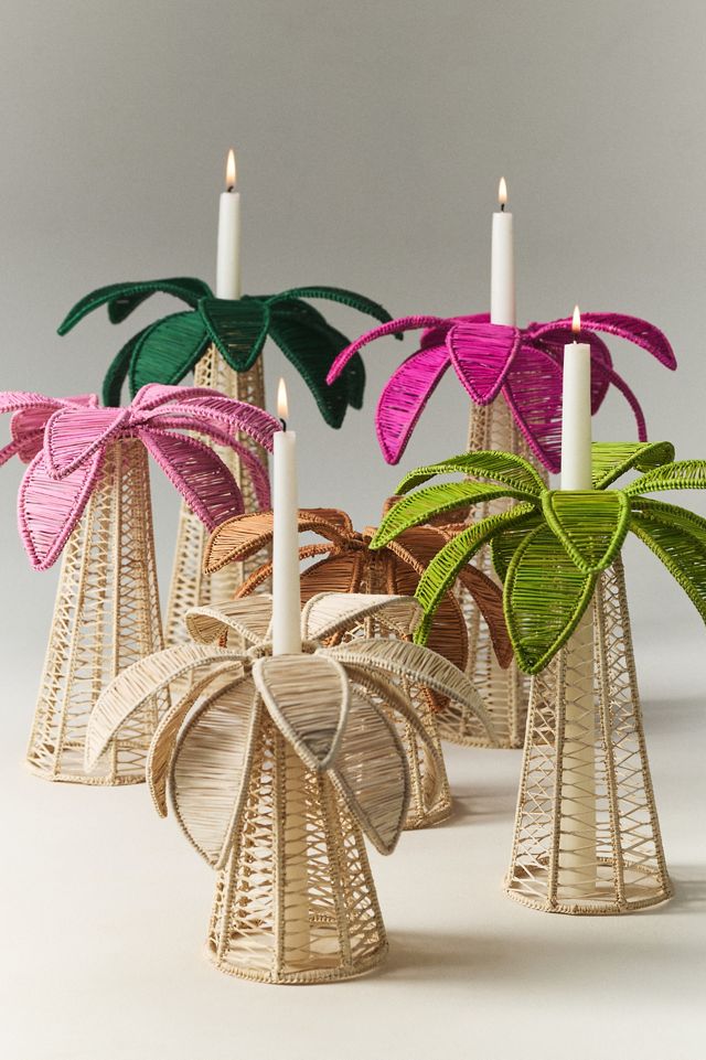 Coro Cora Palm Tree Candleholder #2