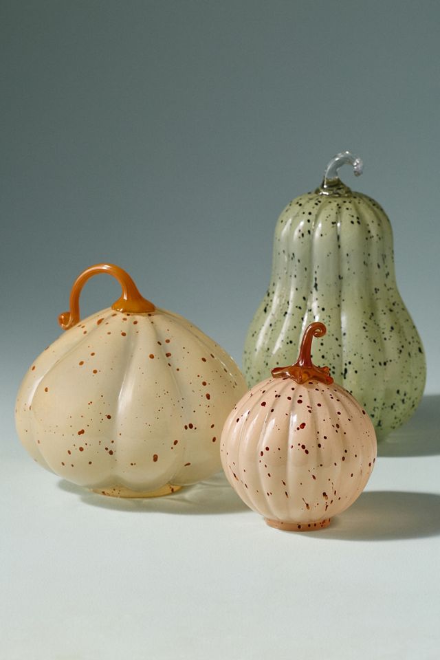 Splatter Glass Pumpkin #1