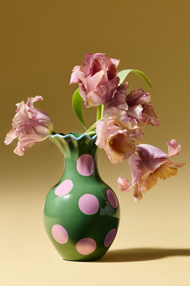 Victoria Dot Bud Vase #1