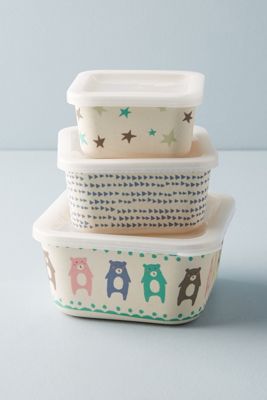 Bamboo Container Set